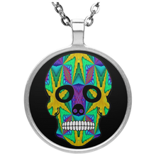 Load image into Gallery viewer, Skull 9 Circle Necklace