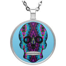 Load image into Gallery viewer, Skull 6 Circle Necklace