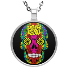 Load image into Gallery viewer, Skull 11 Circle Necklace