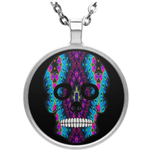 Load image into Gallery viewer, Skull 6 Circle Necklace