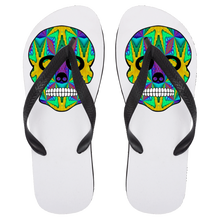 Load image into Gallery viewer, Skull 9 Flip Flops - Large