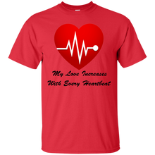 Load image into Gallery viewer, My Love Increases G200 Gildan Ultra Cotton T-Shirt