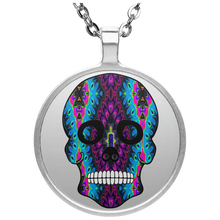 Load image into Gallery viewer, Skull 6 Circle Necklace