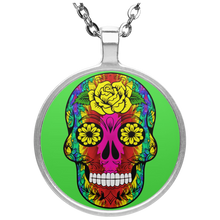 Load image into Gallery viewer, Skull 11 Circle Necklace