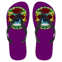 Load image into Gallery viewer, Skull 13 Flip Flops - Large