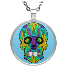 Load image into Gallery viewer, Skull 9 Circle Necklace