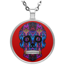 Load image into Gallery viewer, Skull 5 Circle Necklace