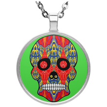 Load image into Gallery viewer, Skull 8 Circle Necklace