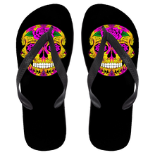 Load image into Gallery viewer, Skull 10 Flip Flops - Large