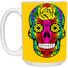 Load image into Gallery viewer, skull 11 15 oz. White Mug