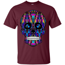 Load image into Gallery viewer, Day of The Dead Skull 3 G200 Gildan Ultra Cotton T-Shirt