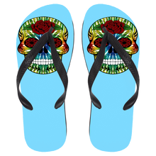 Load image into Gallery viewer, Skull 13 Flip Flops - Large