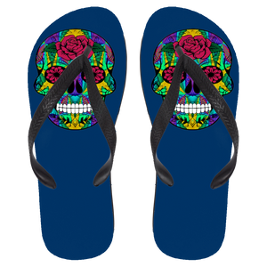 Skull 12 Flip Flops - Large