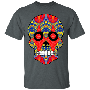 Day of The Dead Skull 8 Gildan Ultra Cotton T-Shirt