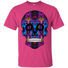 Load image into Gallery viewer, Day of The Dead Skull 5 Gildan Ultra Cotton T-Shirt