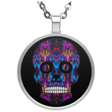 Load image into Gallery viewer, Skull 5 Circle Necklace