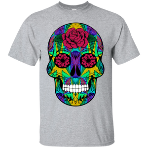 Day of The Dead Skull 12 Gildan Ultra Cotton T-Shirt