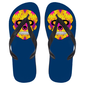 Skull 7 Flip Flops - Large