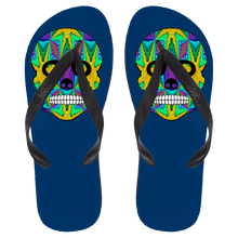 Load image into Gallery viewer, Skull 9 Flip Flops - Large