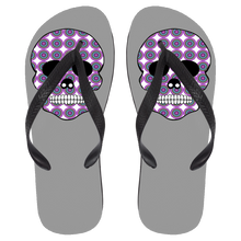 Load image into Gallery viewer, Skull 2 Flip Flops - Large