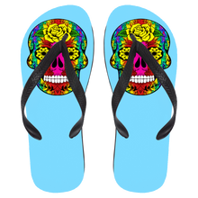 Load image into Gallery viewer, Skull 11 Flip Flops - Large