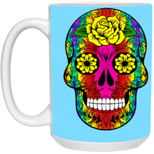 Load image into Gallery viewer, skull 11 15 oz. White Mug