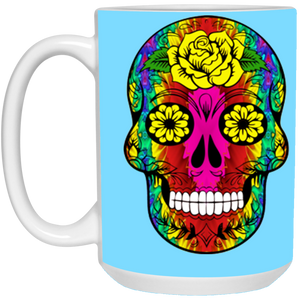 skull 11 15 oz. White Mug