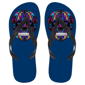 Skull 4 Flip Flops - Large