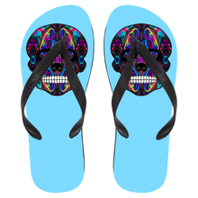 Load image into Gallery viewer, Skull 4 Flip Flops - Large