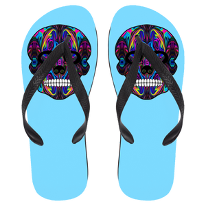 Skull 4 Flip Flops - Large