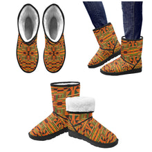 Load image into Gallery viewer, Kente 5 Custom High Top Unisex Snow Boots (Model 047)