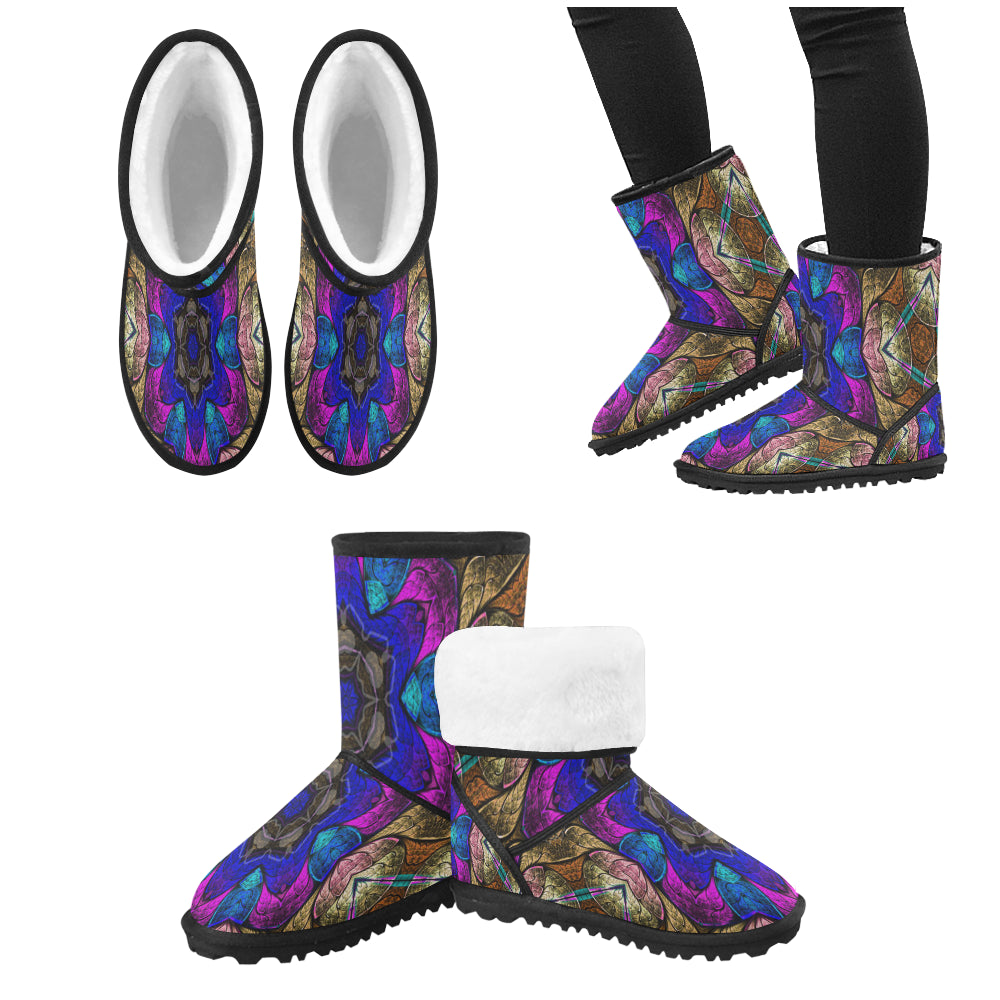 fractal 50 aa Custom High Top Kid's Snow Boots (Model 050)