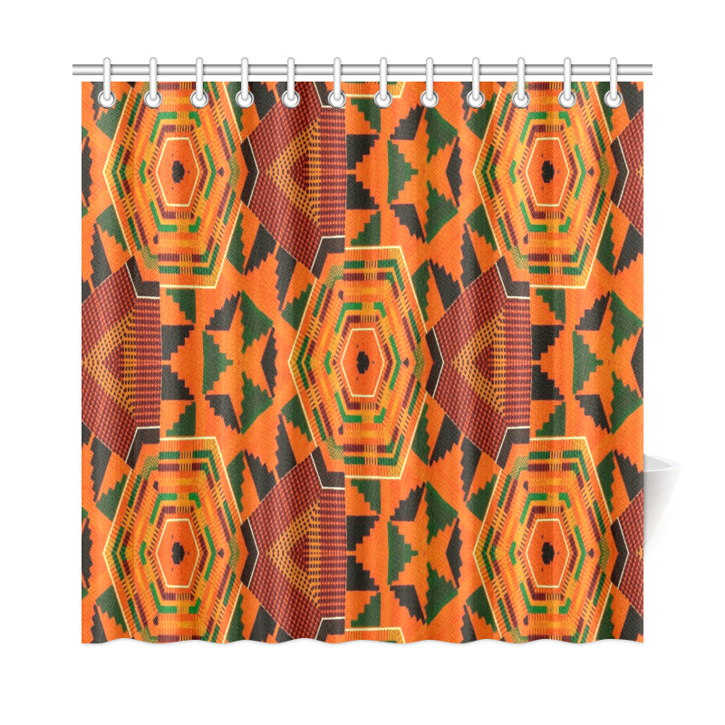 Kente 8 Shower Curtain 72