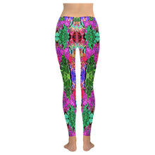Load image into Gallery viewer, stained glass pattern 2 aa Low Rise Leggings (Invisible Stitch) (Model L05)