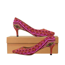 Load image into Gallery viewer, pattern 312 Women's Pointed Toe Low Heel Pumps (Model 053)