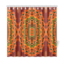 Load image into Gallery viewer, Kente 4 Shower Curtain 72&quot;x72&quot;