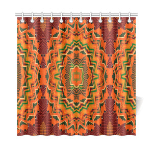 Kente 4 Shower Curtain 72"x72"
