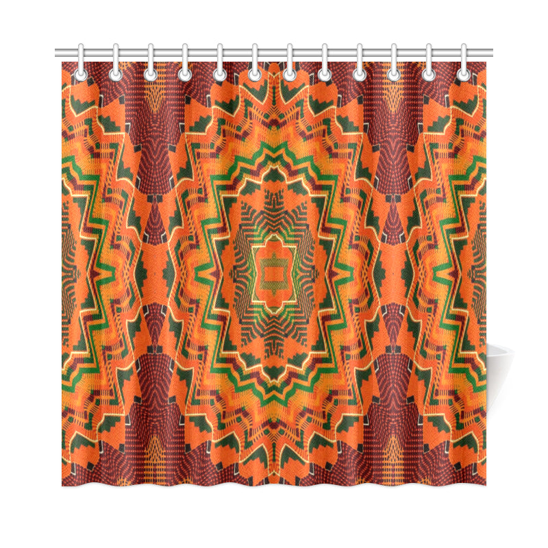 Kente 4 Shower Curtain 72