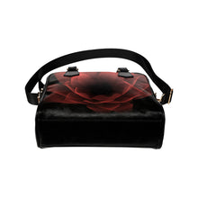 Load image into Gallery viewer, floral fract 3 red Shoulder Handbag (Model 1634)