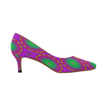 Load image into Gallery viewer, pattern 310 Women's Pointed Toe Low Heel Pumps (Model 053)