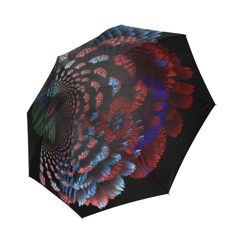 fractal spiral 2 Foldable Umbrella