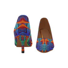 Load image into Gallery viewer, pattern 316 Women&#39;s Pointed Toe Low Heel Pumps (Model 053)