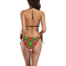Load image into Gallery viewer, pattern 313 Buckle Front Halter Bikini Swimsuit (Model S08)