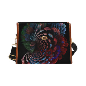 fractal spiral 2 Waterproof Canvas Bag/All Over Print (Model 1641)