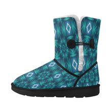 Load image into Gallery viewer, pattern 300 Unisex Single Button Snow Boots (Model 051)