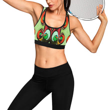 Load image into Gallery viewer, stained glass pattern 5 aa Women&#39;s All Over Print Sports Bra (Model T52)