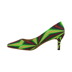 502 Women's Pointed Toe Low Heel Pumps (Model 053)