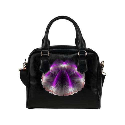 floral fract 11 Shoulder Handbag (Model 1634)