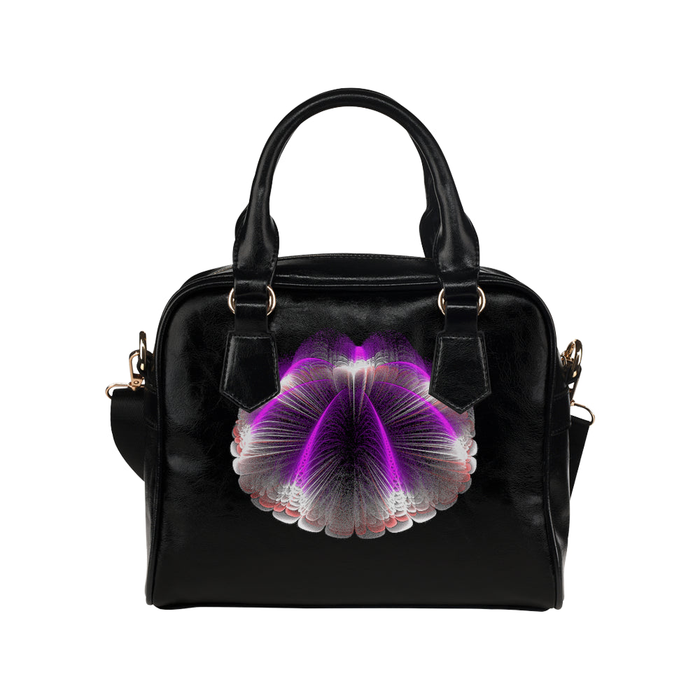 floral fract 11 Shoulder Handbag (Model 1634)