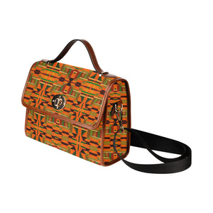 Kente 5 Waterproof Canvas Bag/All Over Print (Model 1641)